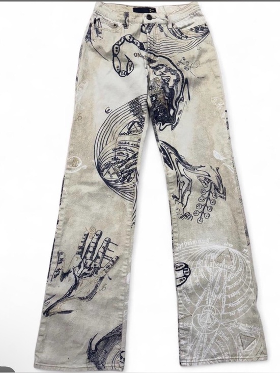 Roberto Cavalli Denim - Vintage Cavalli Scorpio Astrology Pants 🦂